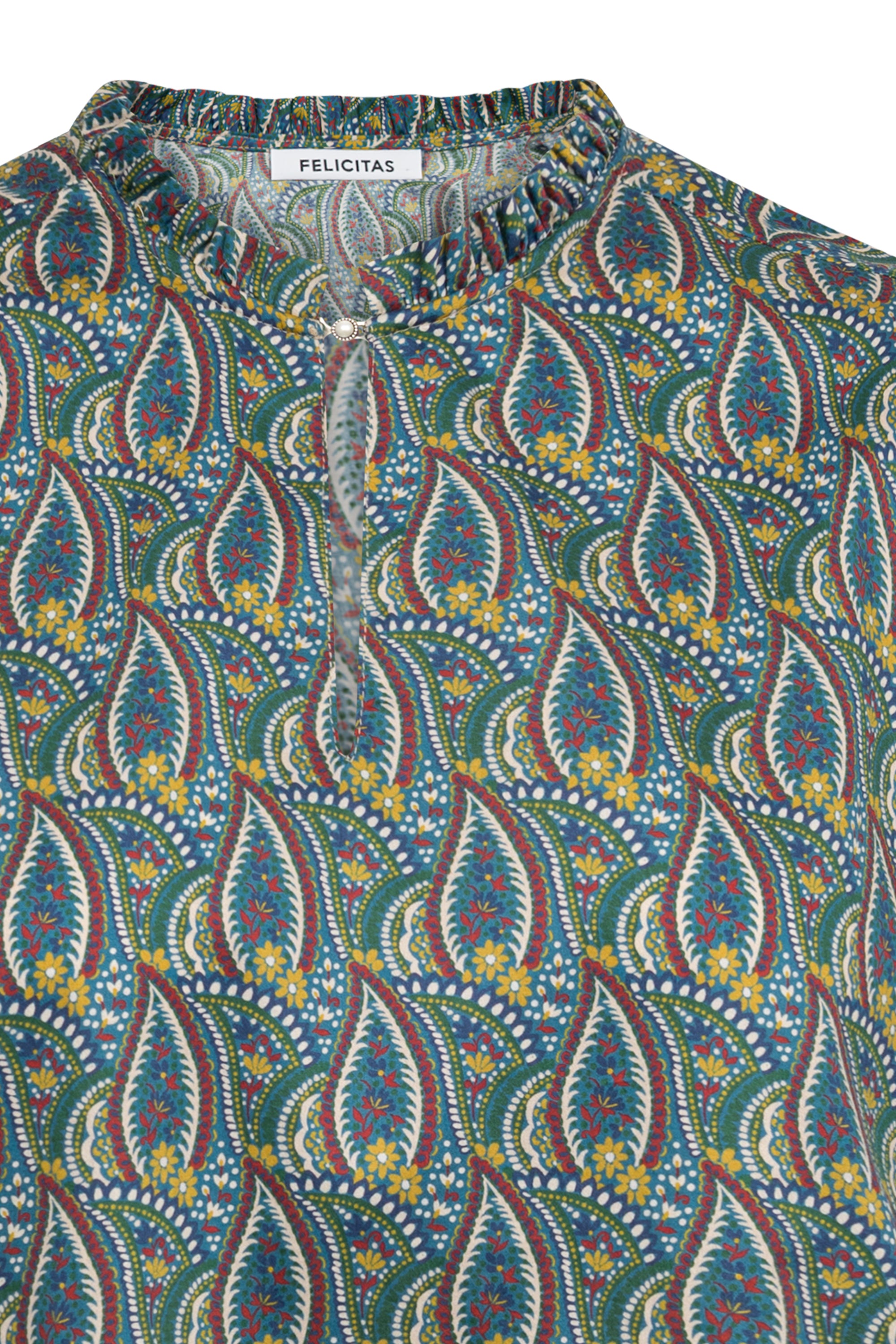 Baylee Women’s Cotton Blouse – Sapphire