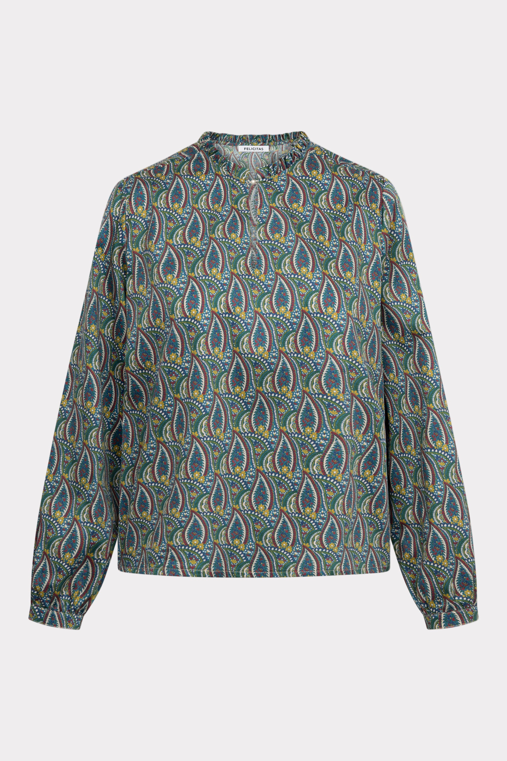 Damen Bluse Baylee Baumwolle Saphir