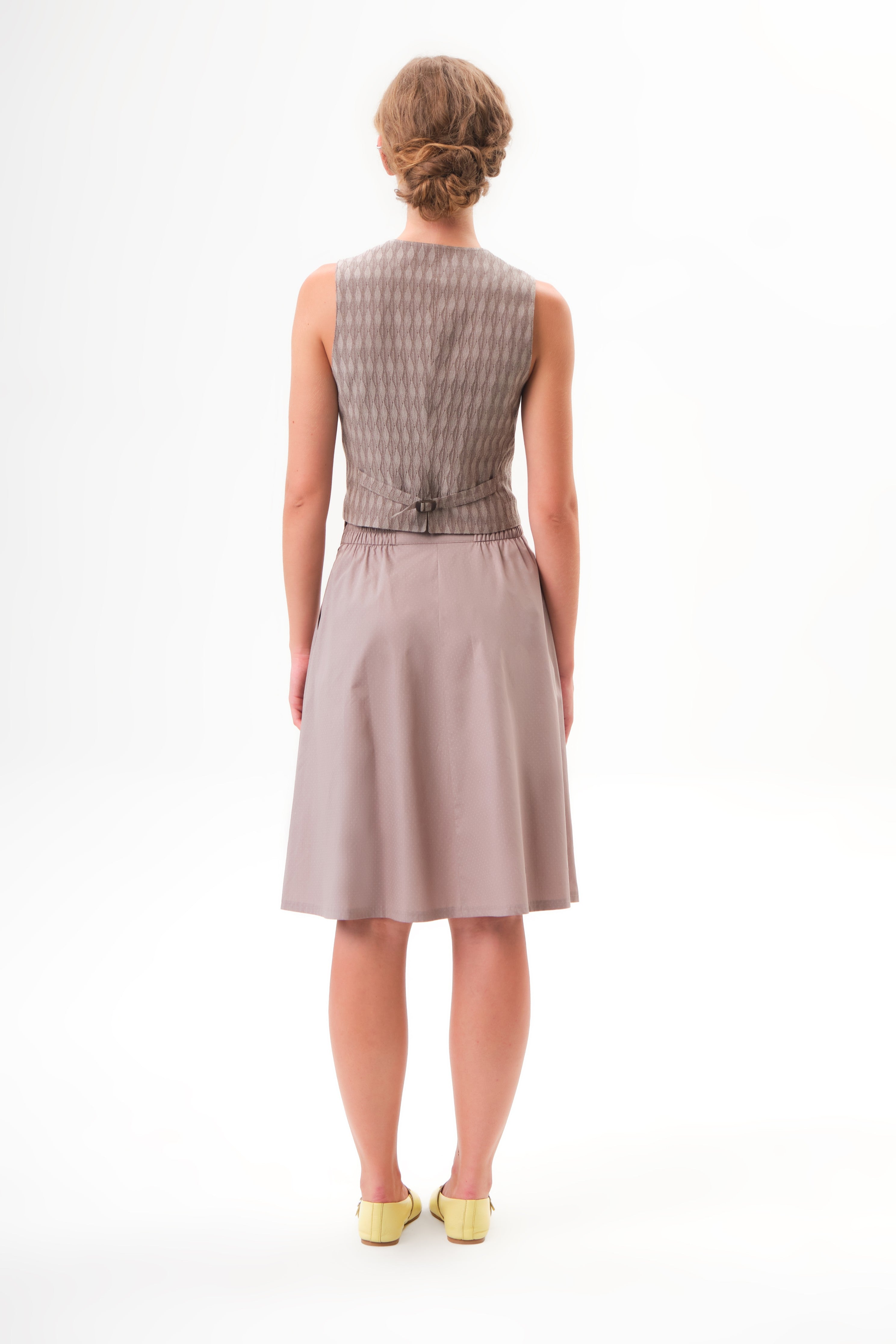 Ladies Cotton Skirt Rosa